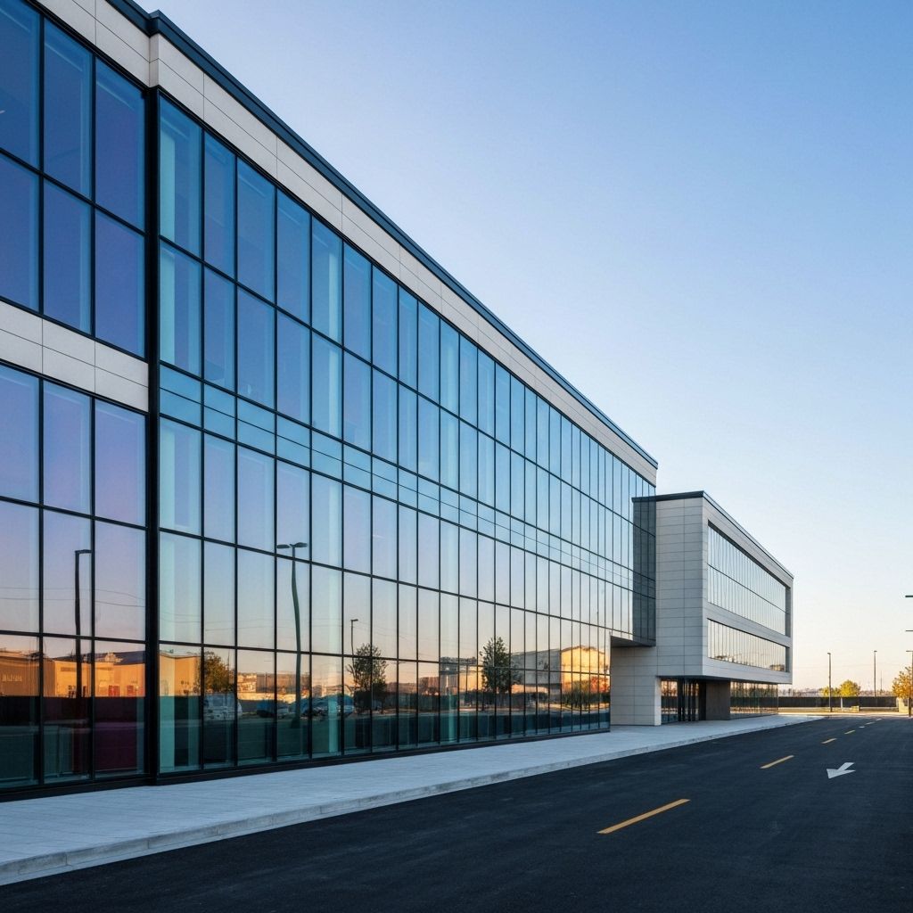 Modern commercial building